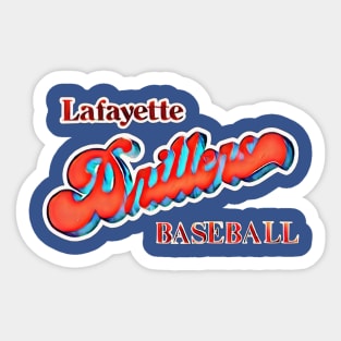 Lafayette Drillers Baseball Sticker